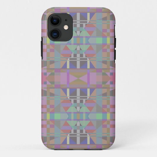 Coques Case-Mate iPhone Géométrique vert violet rose (Dos)