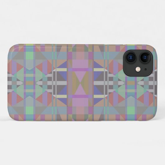 Coques Case-Mate iPhone Géométrique vert violet rose (Dos (Horizontal))