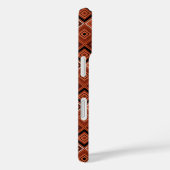 Coques Case-Mate iPhone Geometry ethnic patchwork brown orange  (Verso / Droite)
