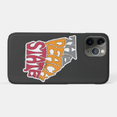 Coques Case-Mate iPhone Georgia Surnom Word Art (Dos (Horizontal))