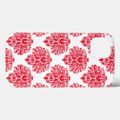 Coques Case-Mate iPhone Geranium Elegant Damask (Verso (horizontal))