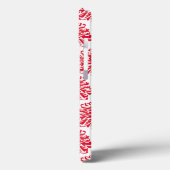 Coques Case-Mate iPhone Geranium Elegant Damask (Verso / Gauche)