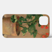 Coques Case-Mate iPhone Géraniums dans un pot, c.1905 (huile sur la toile) (Verso (horizontal))