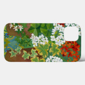 Coques Case-Mate iPhone Géraniums rouges et blancs dans des pots 2013 (Verso (horizontal))