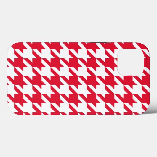 Coques Case-Mate iPhone Geranum Elegant Houndstooth (Verso (horizontal))