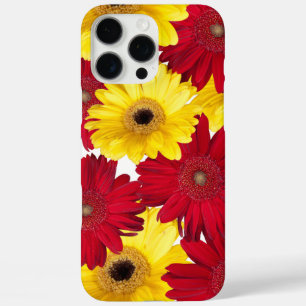 Coques iPhone 16 Pro Max Gerber Daisy rouge et jaune - Fermer la photo