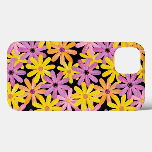 Coques Case-Mate iPhone Gerbera flowers pattern (Verso (horizontal))