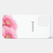 Coques Case-Mate iPhone Gerbera Rose Daisies Élégante Photographie (Verso (horizontal))
