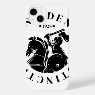 Coque Pour iPhone 14 Plus GEUEE Série Chevalier Vintage