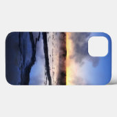 Coques Case-Mate iPhone Geyser Smoke au coucher du soleil (Verso (horizontal))