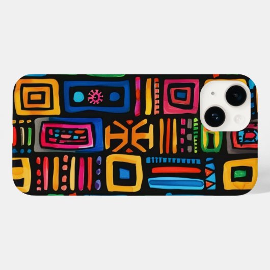 Coques Case-Mate iPhone Ghana Kente (Verso (horizontal))