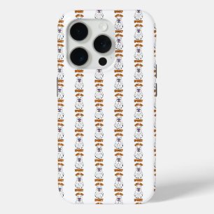 Coque iPhone 15 Pro Ghost d'Halloween mignon mais Éffrayant tenant un