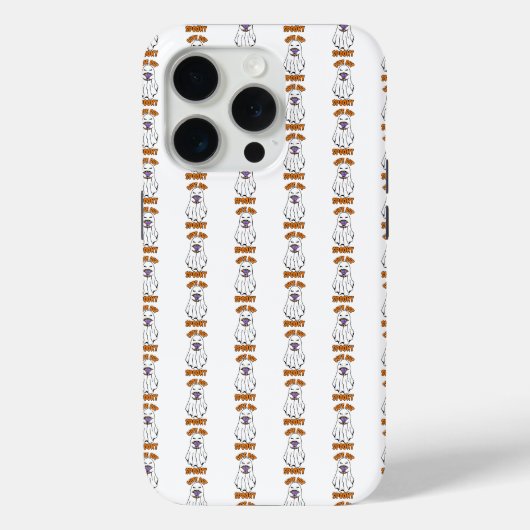 Coques Case-Mate iPhone Ghost d'Halloween mignon mais Éffrayant tenant un (Verso)