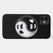 Coques Case-Mate iPhone Ghost Yin Yang Noir et blanc (Dos (Horizontal))