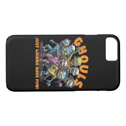 Coques Case-Mate iPhone Ghouls Just Wanna Amusez-vous Éffrayant et (Dos (Horizontal))