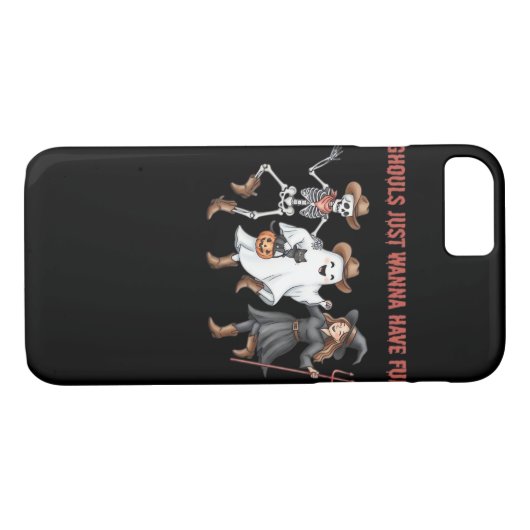Coques Case-Mate iPhone Ghouls Just Wanna Amusez-Vous Les Cadeaux Hallowee (Dos (Horizontal))