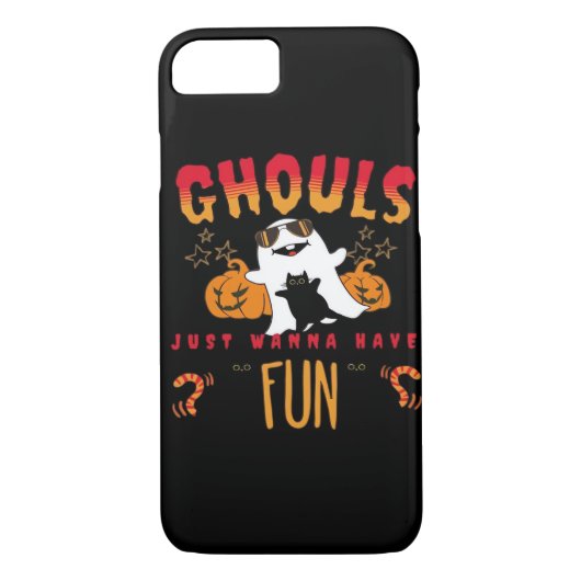 Coques Case-Mate iPhone Ghouls Juste Veux Avoir Amusé Amusant Halloween, P (Dos)