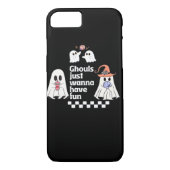 Coques Case-Mate iPhone Ghouls Veut Juste Avoir Des Vibes D'Automne Amusan (Dos)