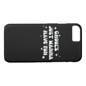 Coques Case-Mate iPhone Ghouls veut juste avoir un design de base amusant (Dos (Horizontal))