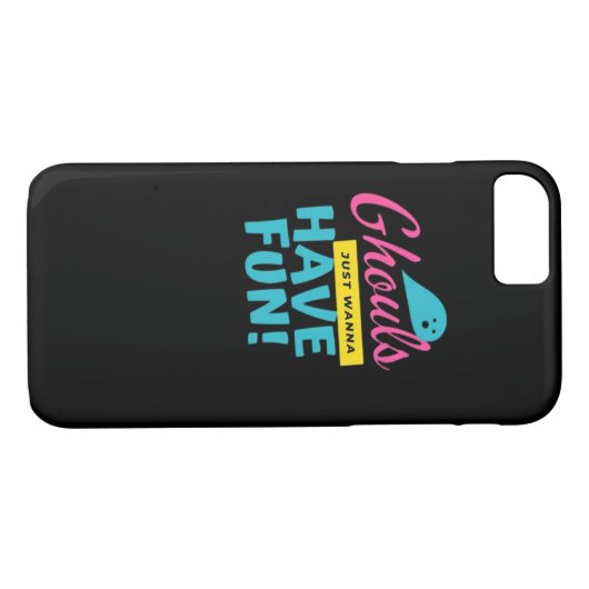 Coques Case-Mate iPhone Ghouls veut juste s'amuser (Dos (Horizontal))