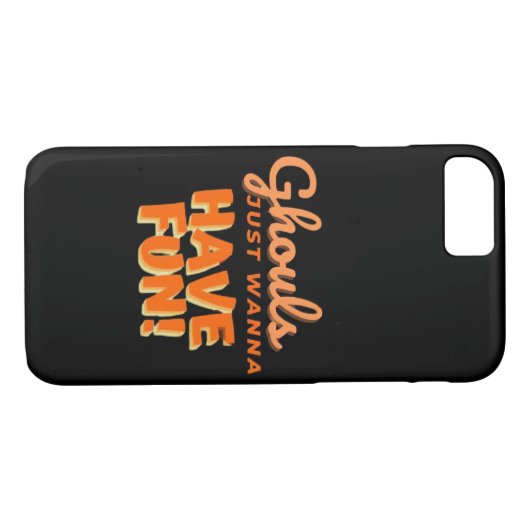 Coques Case-Mate iPhone Ghouls veut juste s'amuser (Dos (Horizontal))