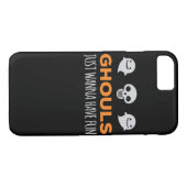 Coques Case-Mate iPhone Ghouls veut juste s'amuser Automne esthétique (Dos (Horizontal))
