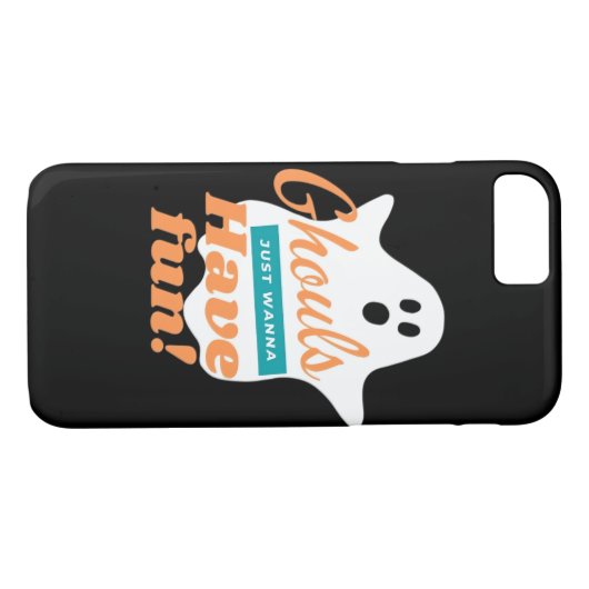 Coques Case-Mate iPhone Ghouls Veut Juste S'Amuser Cet Halloween (Dos (Horizontal))