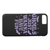 Coques Case-Mate iPhone Ghouls veut juste s'amuser - Classique Halloween T (Dos (Horizontal))