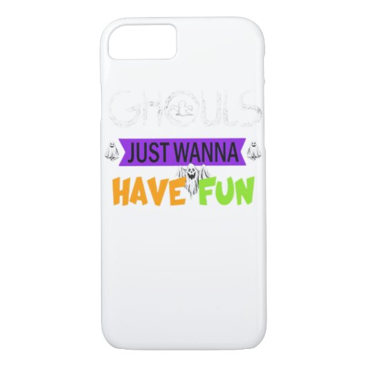 Coques Case-Mate iPhone Ghouls veut juste s'amuser drôle automne (Dos)