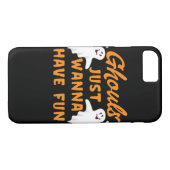 Coques Case-Mate iPhone Ghouls veut juste s'amuser drôle automne (Dos (Horizontal))