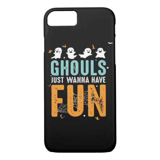 Coques Case-Mate iPhone Ghouls veut juste s'amuser drôle Costume d'Hallowe (Dos)