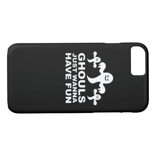 Coques Case-Mate iPhone Ghouls veut juste s'amuser Halloween drôle (Dos (Horizontal))