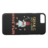 Coques Case-Mate iPhone Ghouls veut juste s'amuser Halloween Slogan (Dos (Horizontal))