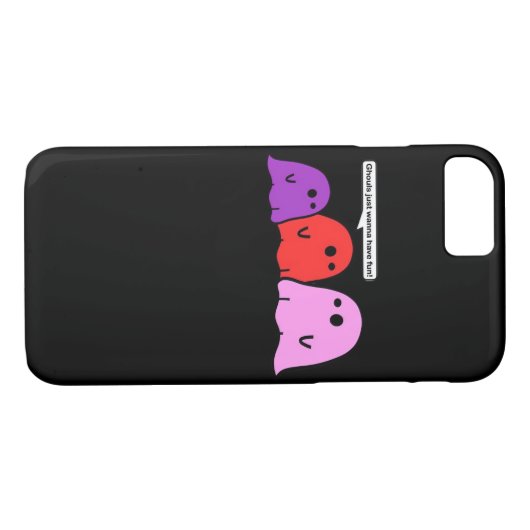Coques Case-Mate iPhone Ghouls veut juste s'amuser Halloween Trending Feed (Dos (Horizontal))