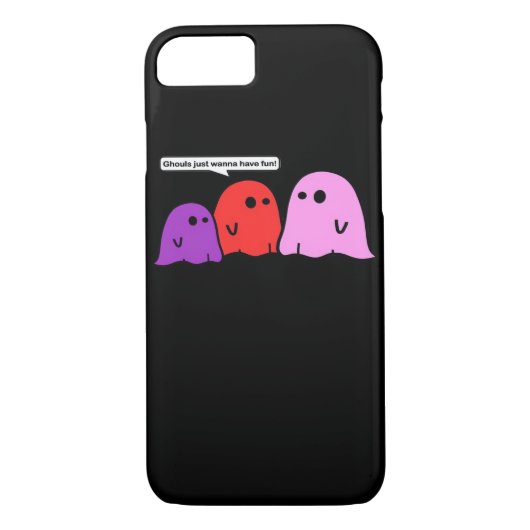 Coques Case-Mate iPhone Ghouls veut juste s'amuser Halloween Trending Feed (Dos)