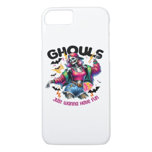 Coques Case-Mate iPhone Ghouls veut juste s'amuser Halloween Vibes (Dos)
