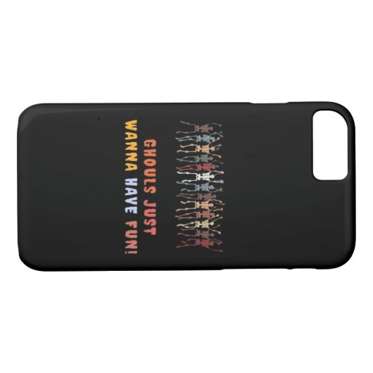 Coques Case-Mate iPhone Ghouls veut juste s'amuser - hanté (Dos (Horizontal))