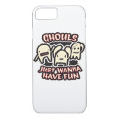 Coques Case-Mate iPhone Ghouls veut juste s'amuser Retro Éffrayant (Dos)