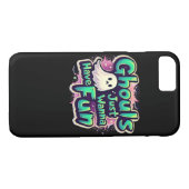Coques Case-Mate iPhone Ghouls veut juste s'amuser - Retro Halloween (Dos (Horizontal))