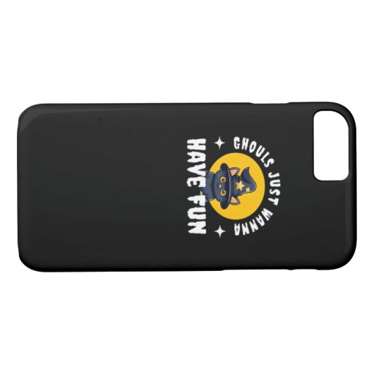 Coques Case-Mate iPhone Ghouls veut juste s'amuser - Slogan Déplaisant mig (Dos (Horizontal))