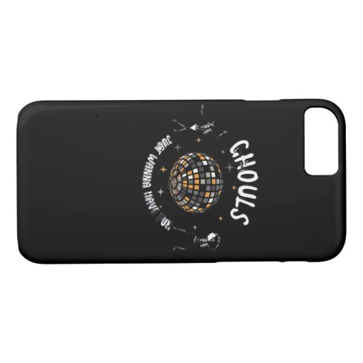 Coques Case-Mate iPhone Ghouls veut juste s'amuser Sloth & Halloween (Dos (Horizontal))