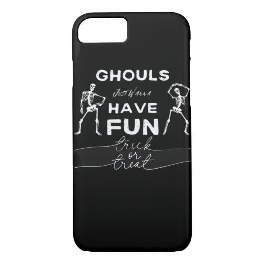 Coques Case-Mate iPhone Ghouls Veux Juste Avoir Une Citation D'Automne Amu (Dos)