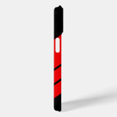 Coques Case-Mate iPhone Gianni - Nom Modèle - Rouge Et Noir (Verso / Droite)