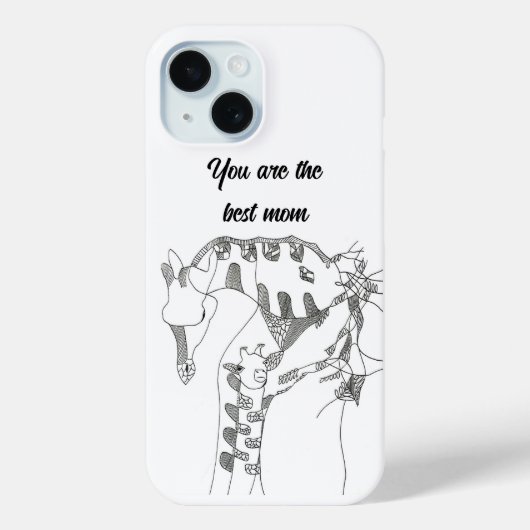 Coques Case-Mate iPhone gift for mom iphone 15 cases Abstract art (Verso)