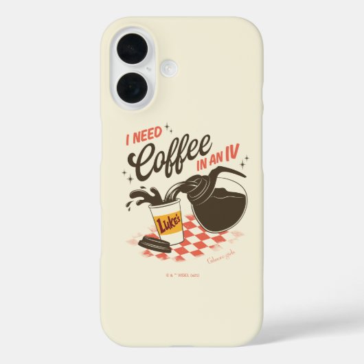 Coques Case-Mate iPhone Gilmore Girls Luke’s Coffee IV Quote (Verso)