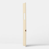 Coques Case-Mate iPhone Gingerbread Cookie Humour de Noël Brown (Verso / Droite)