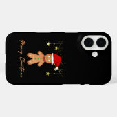 Coques Case-Mate iPhone Gingerbread Salutations Noël (Verso (horizontal))