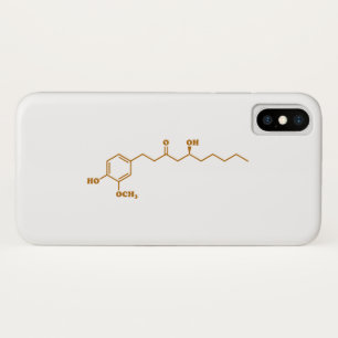 Case-Mate iPhone Case Gingerol Molecule formule chimique
