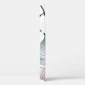 Coques Case-Mate iPhone Gingko biloba dessiné à la main. (Verso / Droite)