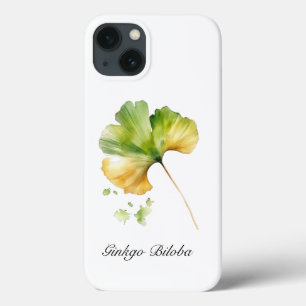 Case-Mate iPhone Case Ginkgo Biloba Feuille Botanique Bien-être Aquarell
